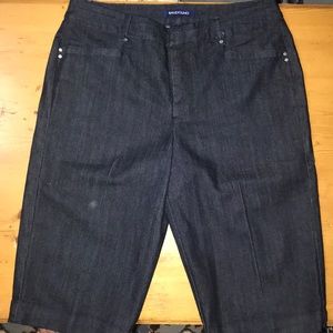 bandolino ivette denim bermuda shorts